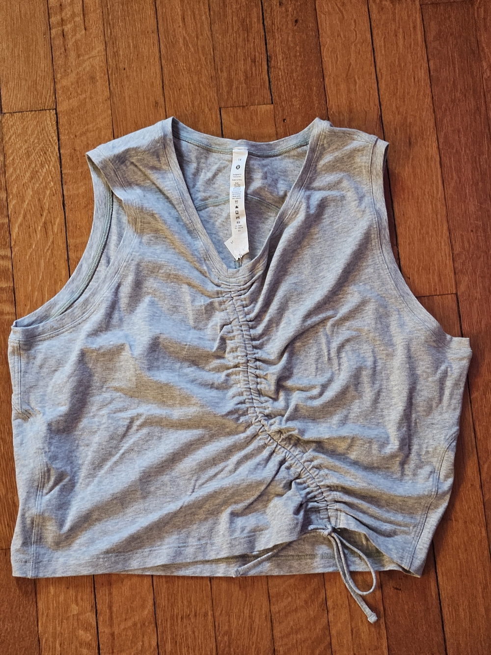 Lululemon Asymmetrical Cinched Tank Top
Designed Sz 14